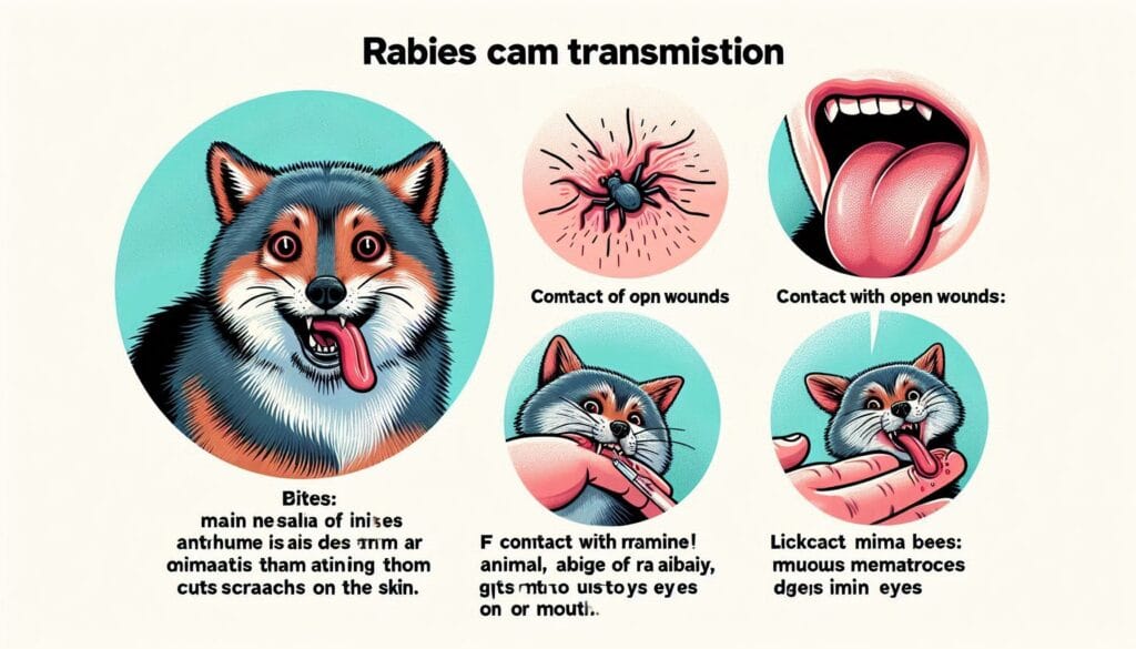 Como o cachorro pega raiva