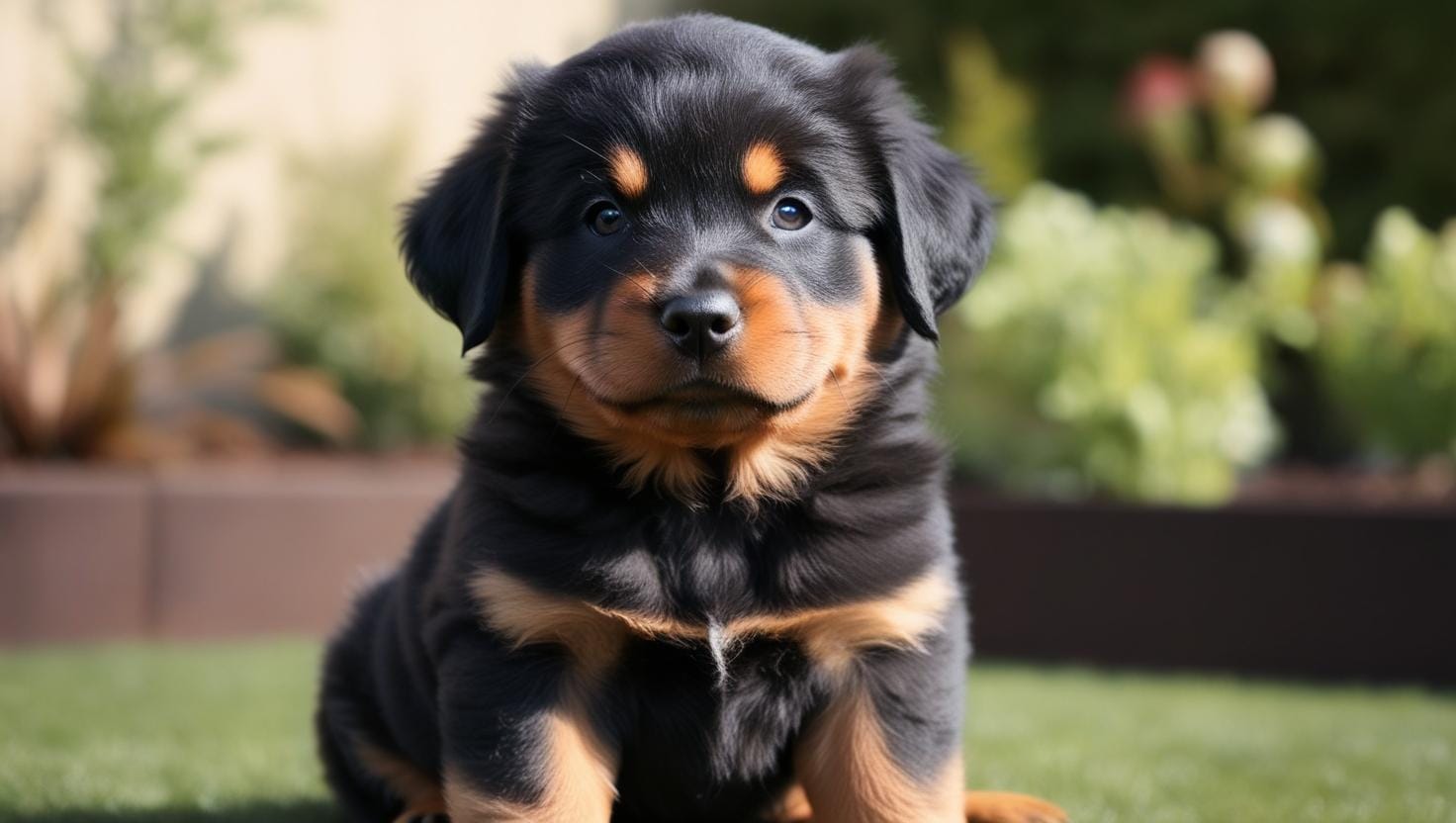 filhote de rottweiler