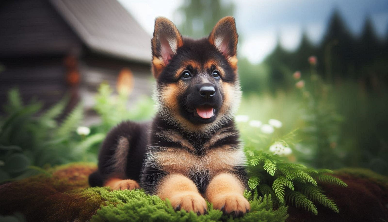 pastor alemão filhote